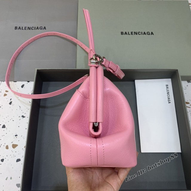 Balenciaga專櫃2022爆款鱷魚紋軟性牛皮手提肩背女包 巴黎世家Editor沙漏餃子包 fyj1163